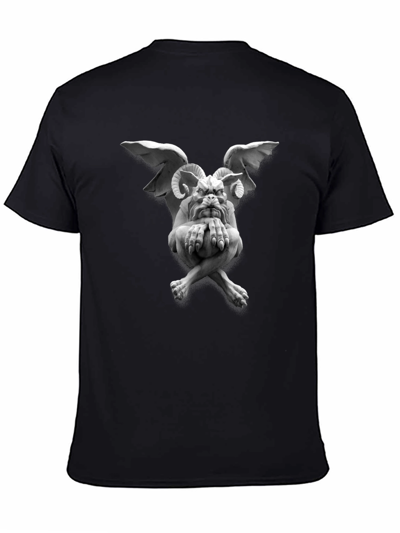 Gargoyle Graphic T-Shirt - Dark Humor Tee