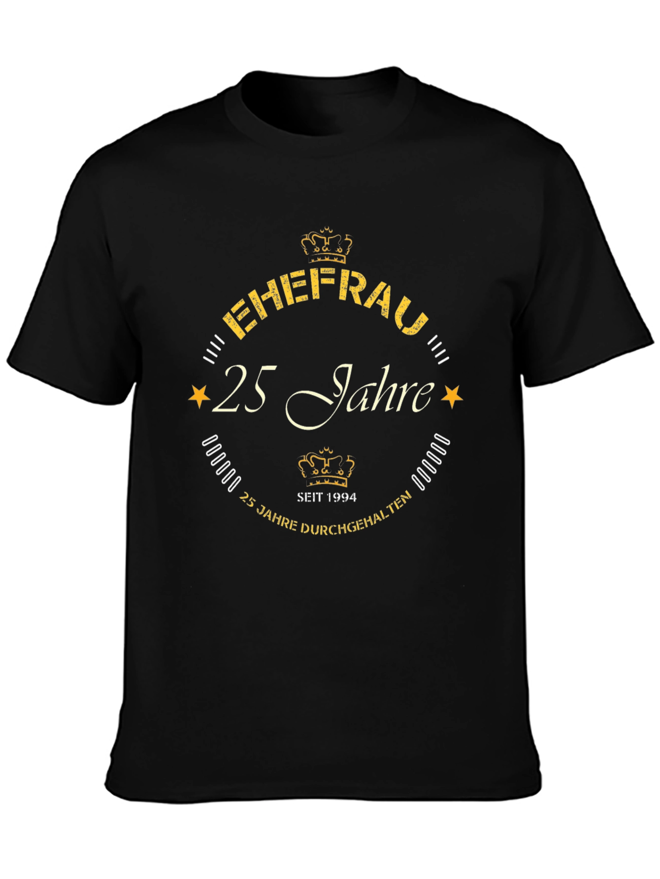 Ehefrau 25 Jahre T-Shirt - Anniversary Gift Tee