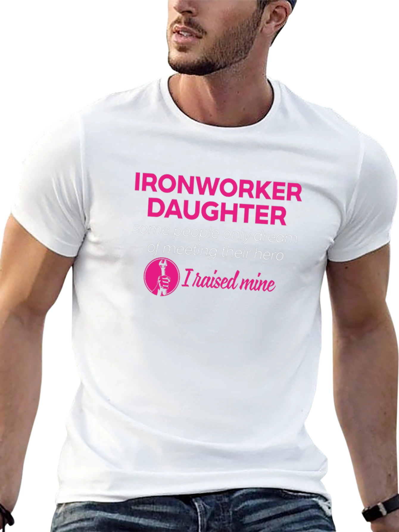 Ironworker Daughter Hero T-Shirt