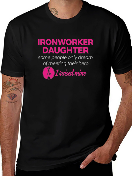 Ironworker Daughter Hero T-Shirt