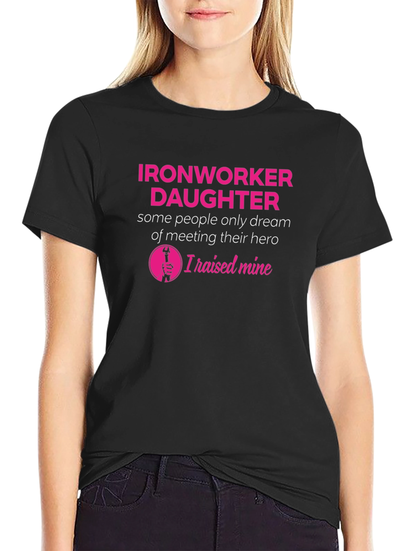 Ironworker Daughter Hero T-Shirt