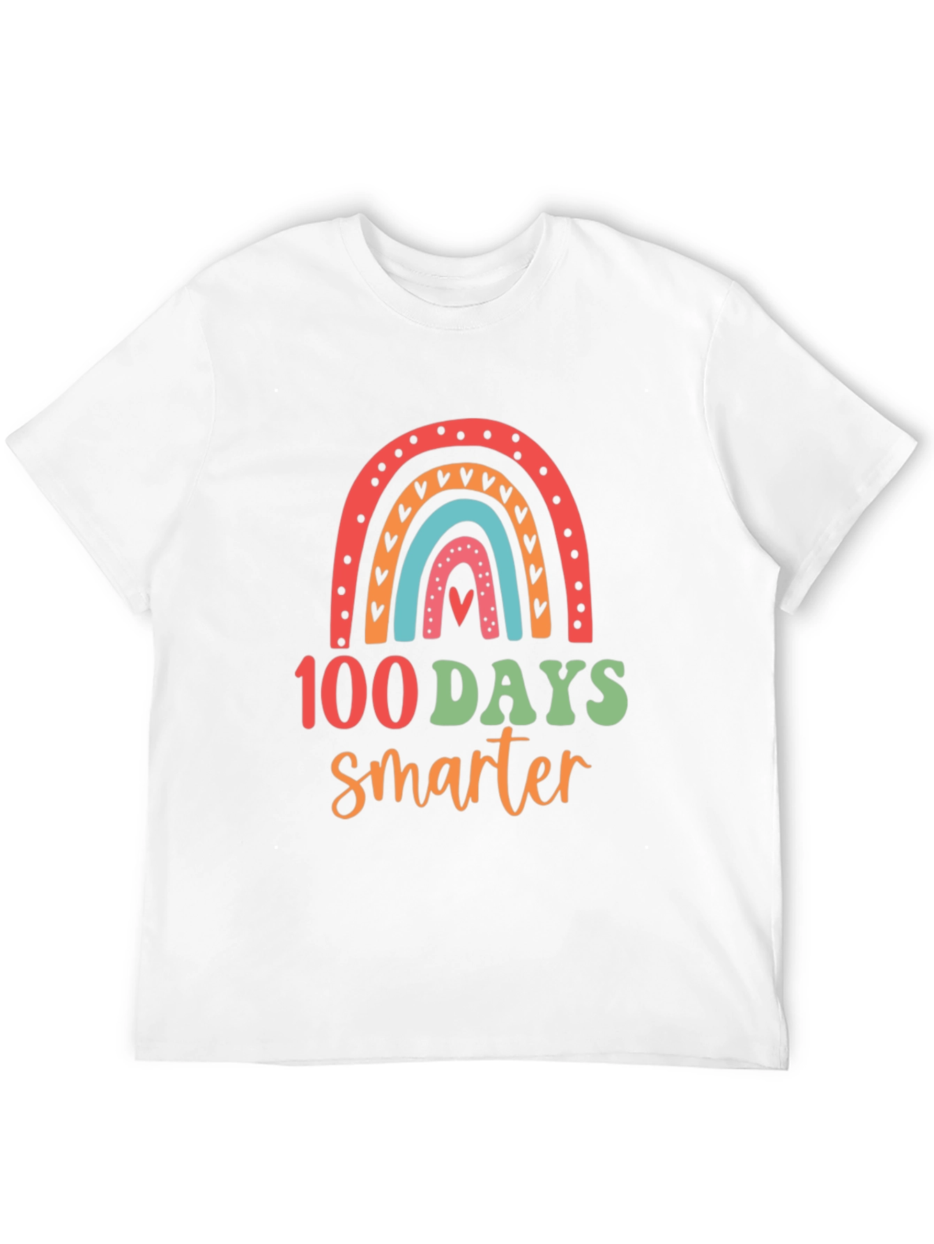 100 Days Smarter Rainbow T-Shirt