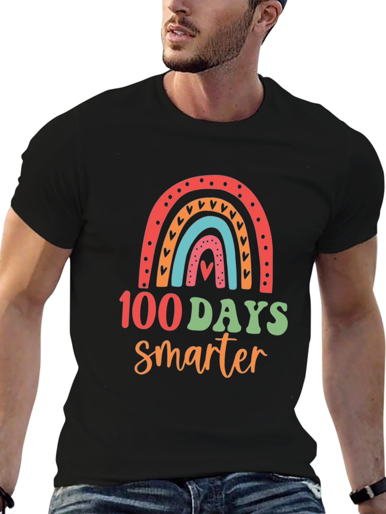 100 Days Smarter Rainbow T-Shirt