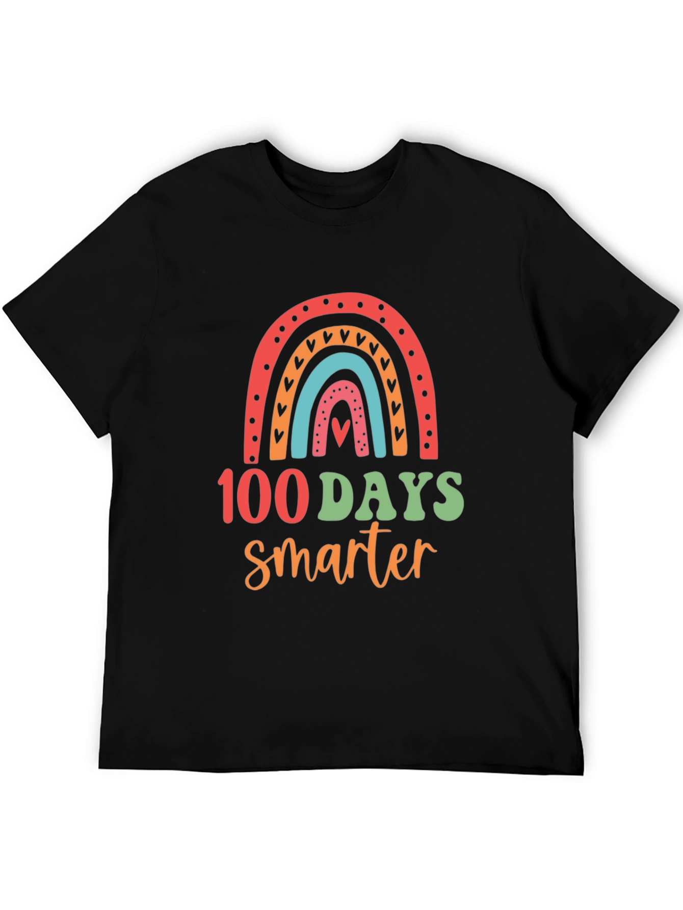 100 Days Smarter Rainbow T-Shirt