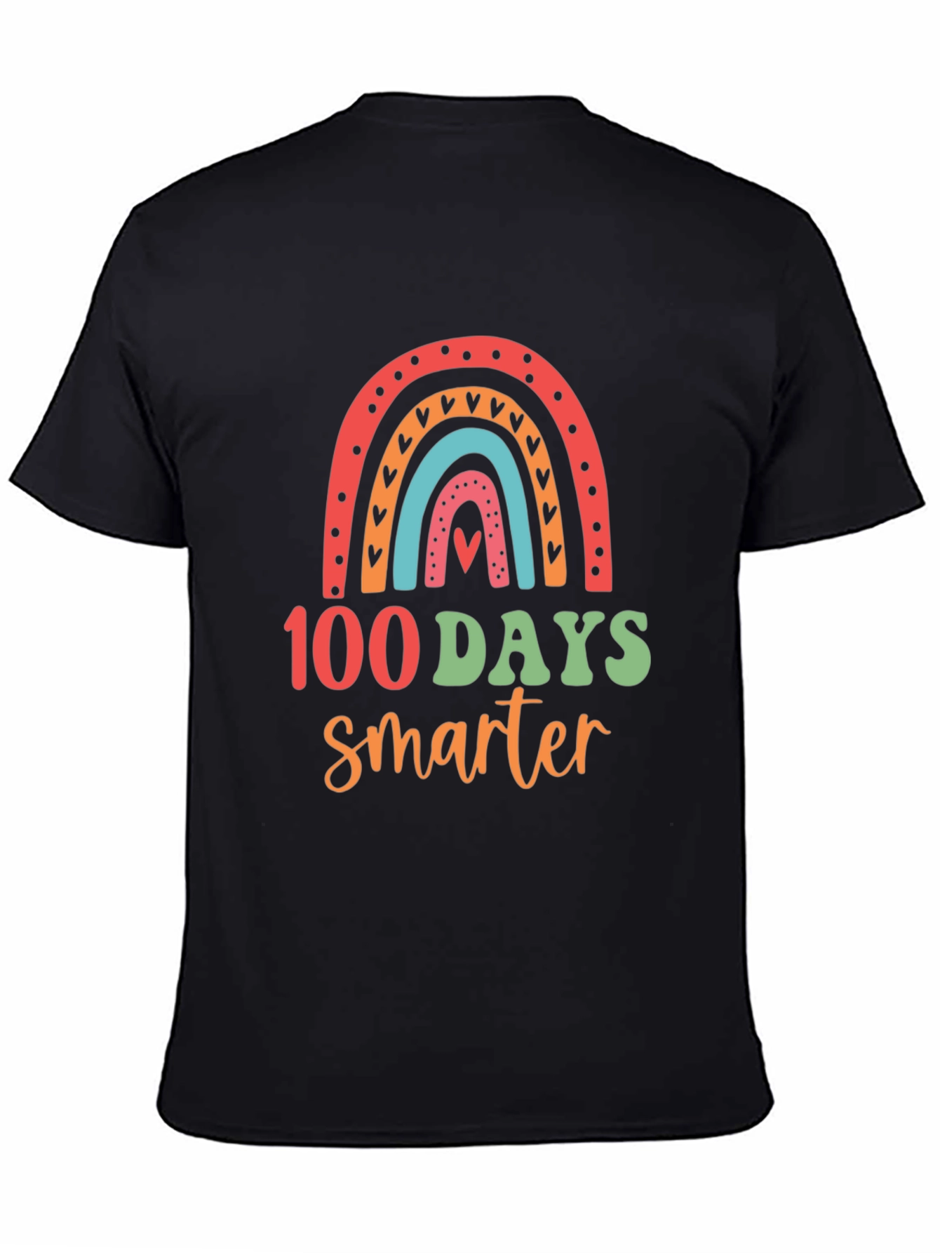 100 Days Smarter Rainbow T-Shirt