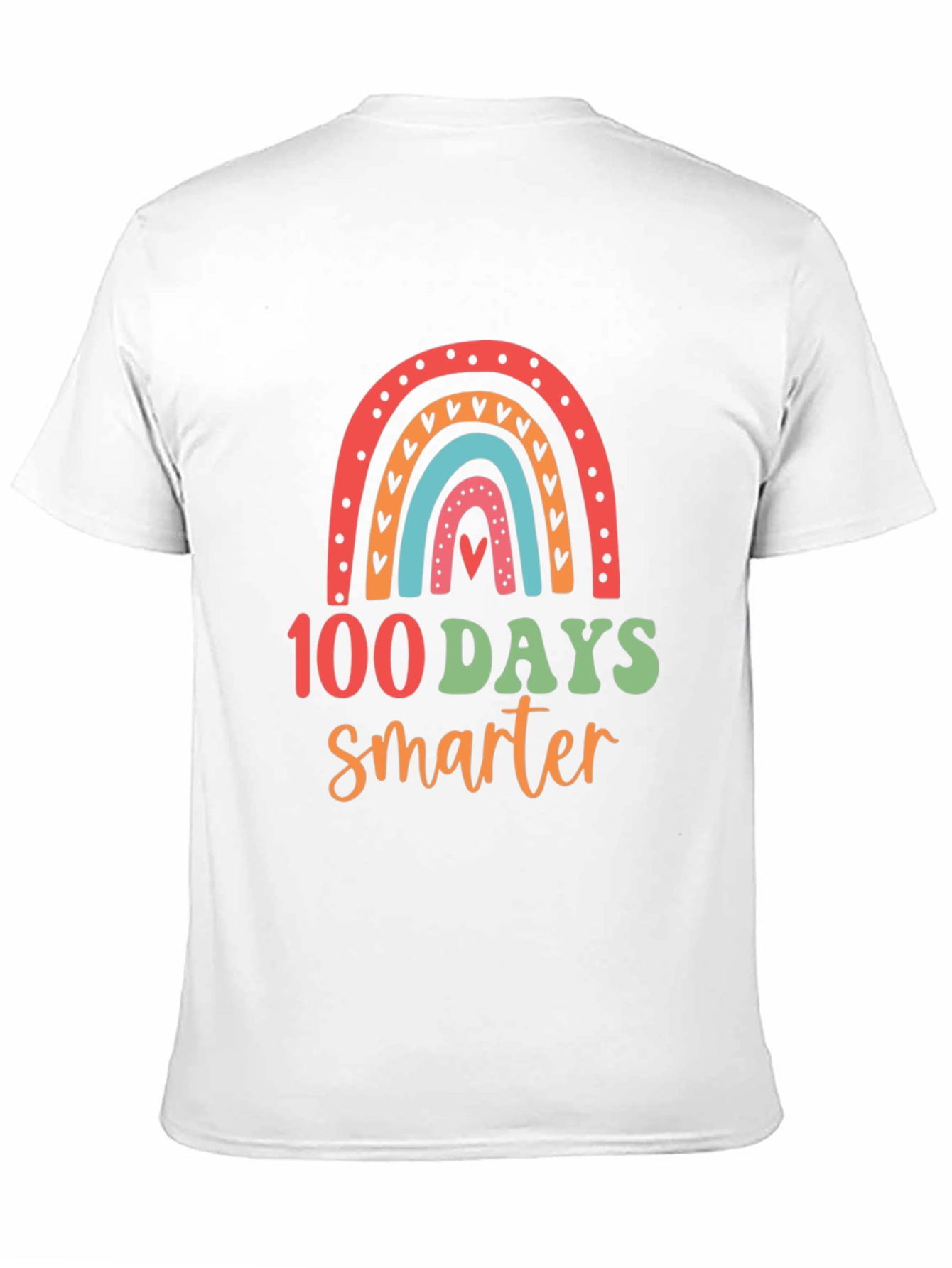 100 Days Smarter Rainbow T-Shirt