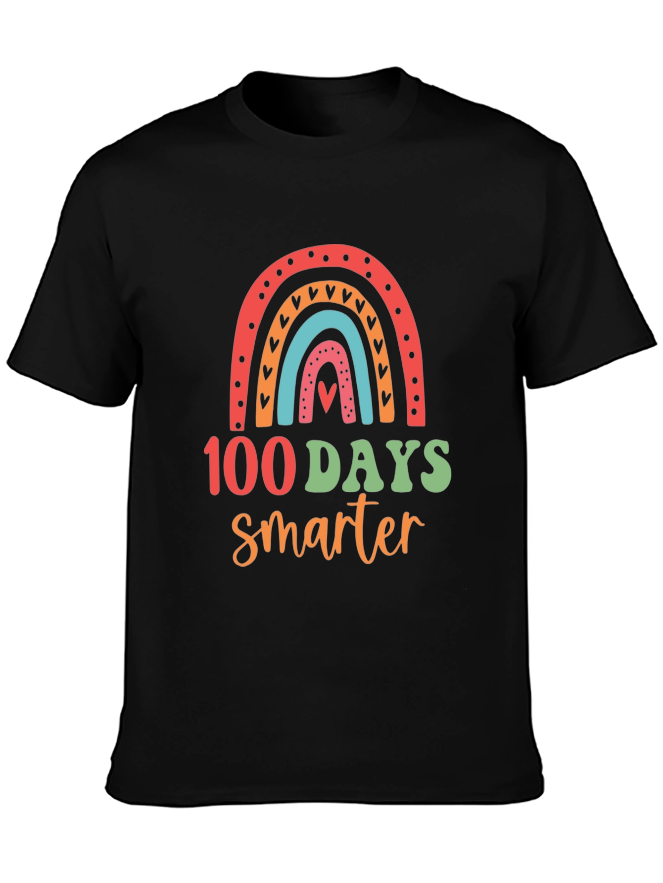 100 Days Smarter Rainbow T-Shirt