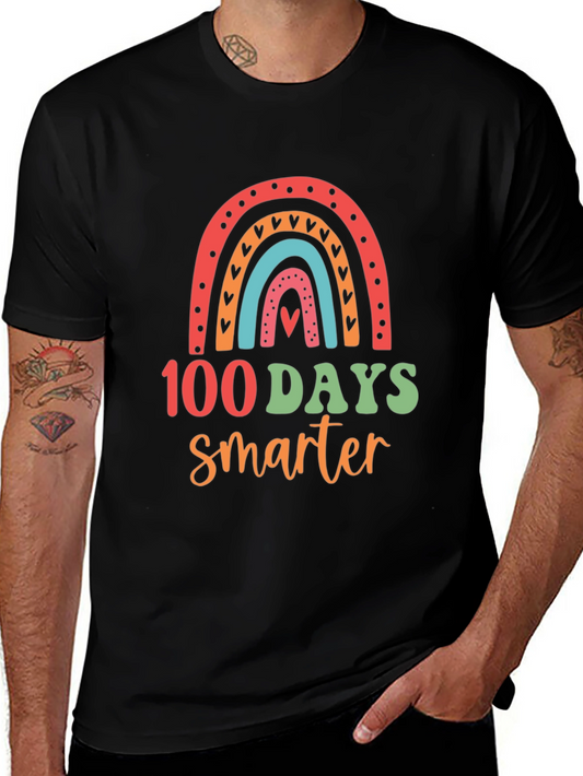 100 Days Smarter Rainbow T-Shirt