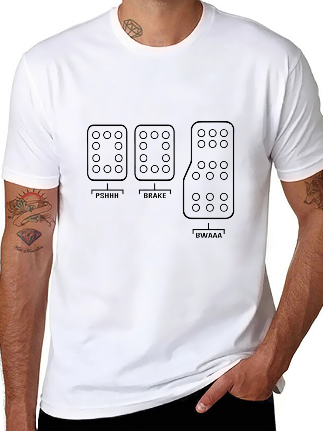 Funny Car Pedal T-Shirt
