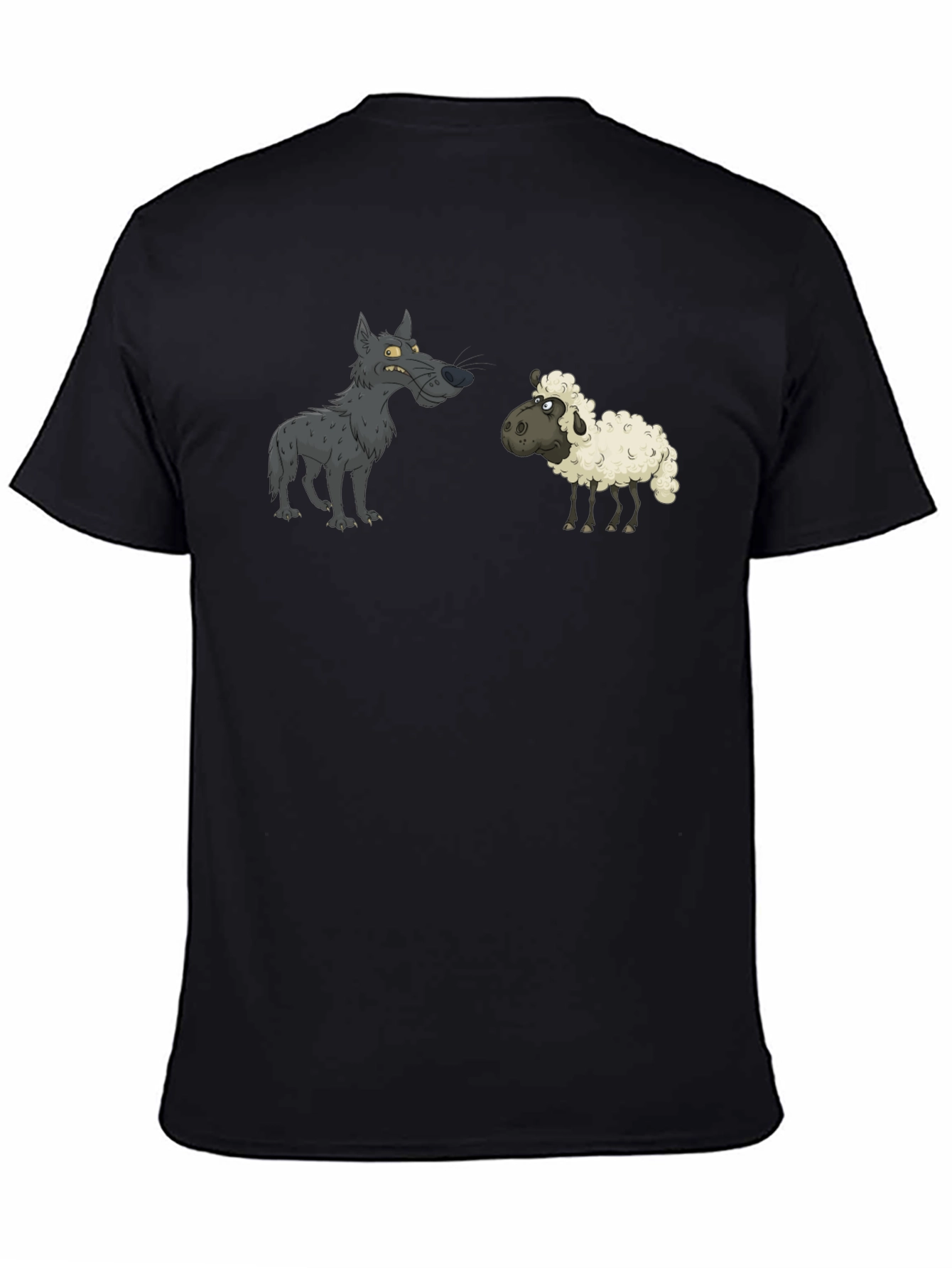 Wolf in Sheeps Clothing Black T-Shirt