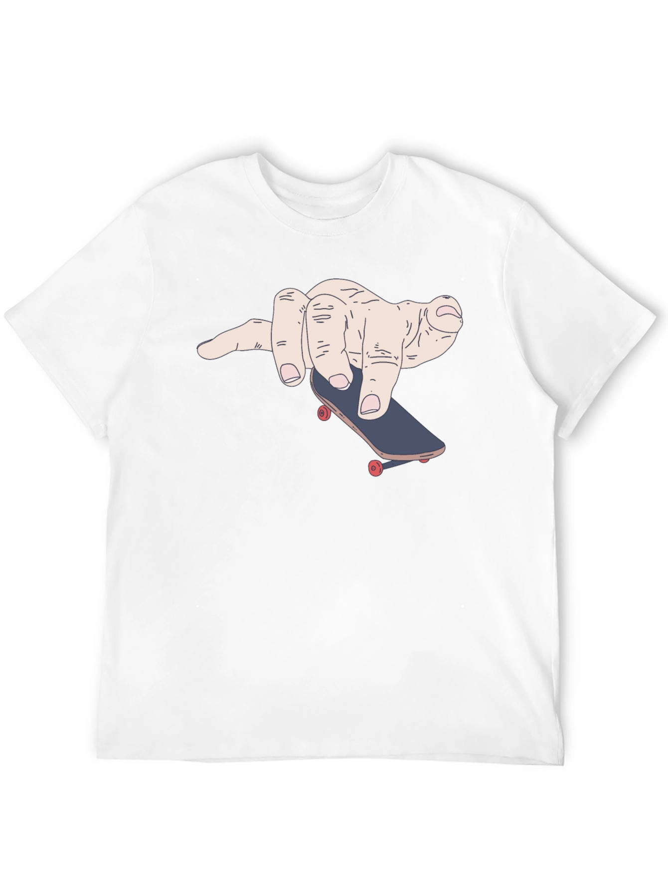 Finger Skateboard Black Tee