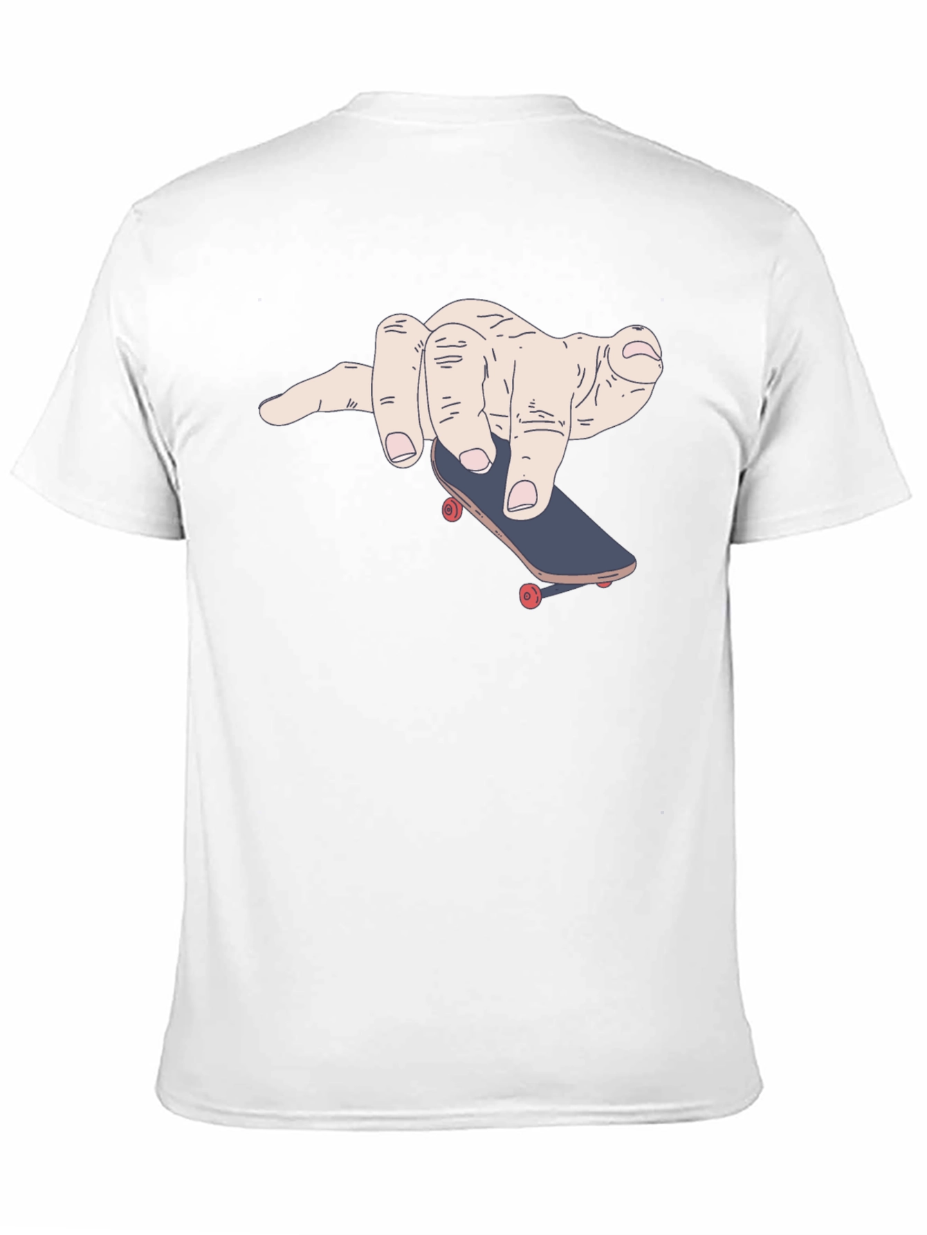 Finger Skateboard Black Tee