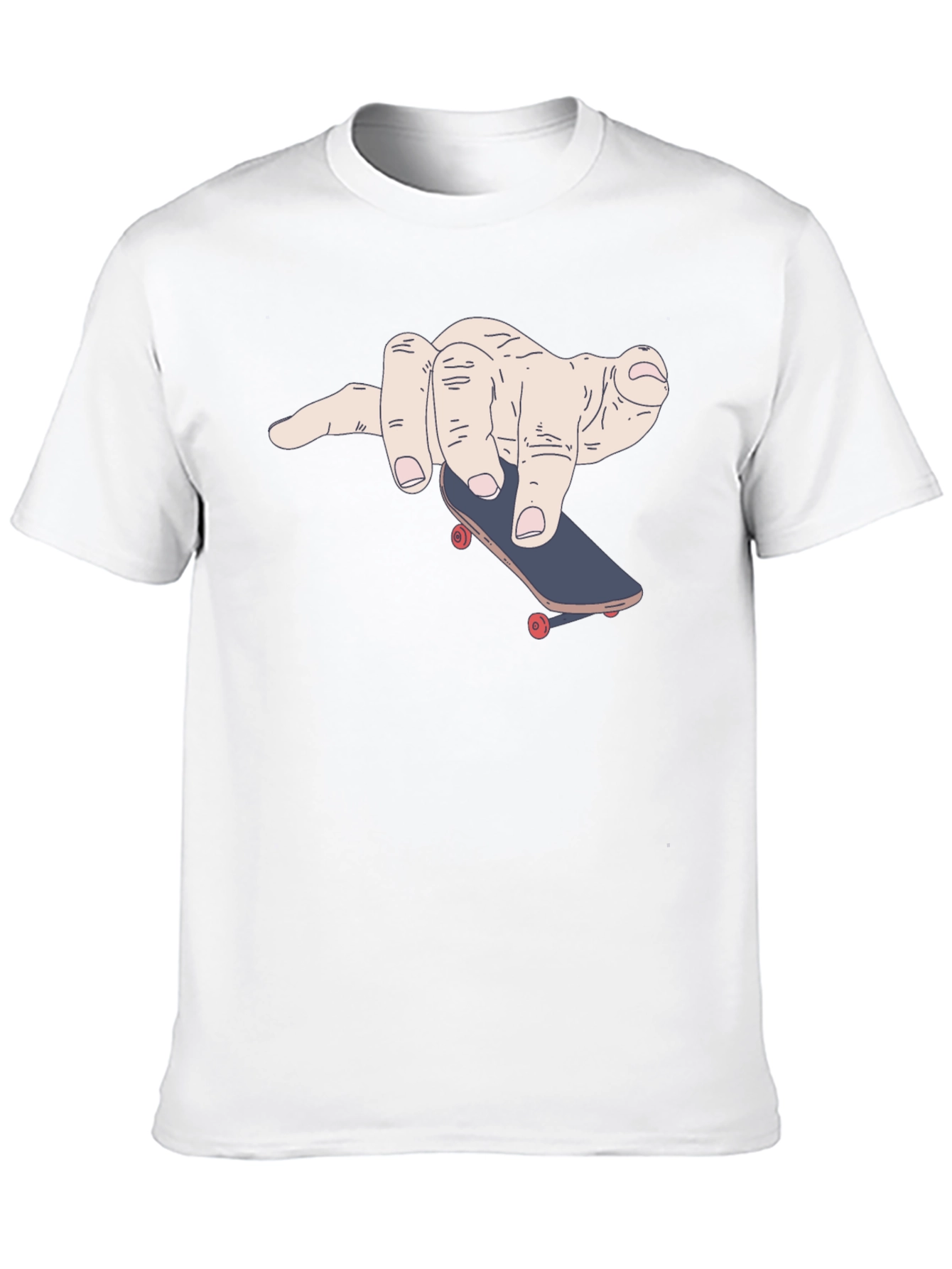 Finger Skateboard Black Tee