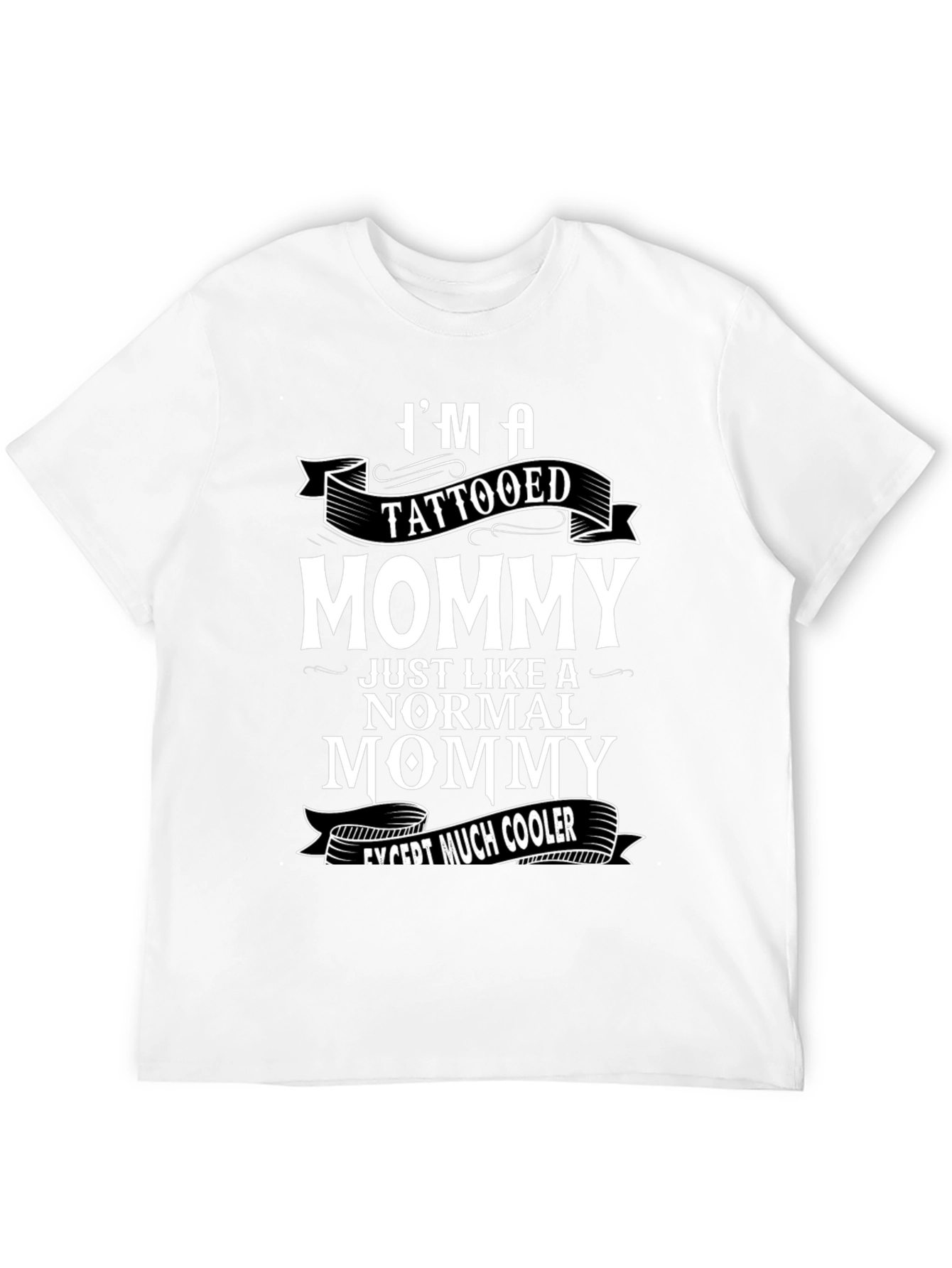 Tattooed Mommy Graphic Tee - Cool Mom Shirt