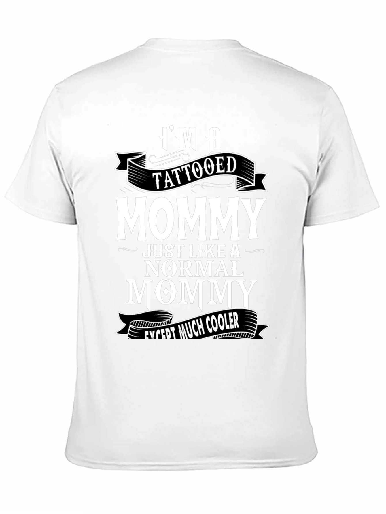 Tattooed Mommy Graphic Tee - Cool Mom Shirt