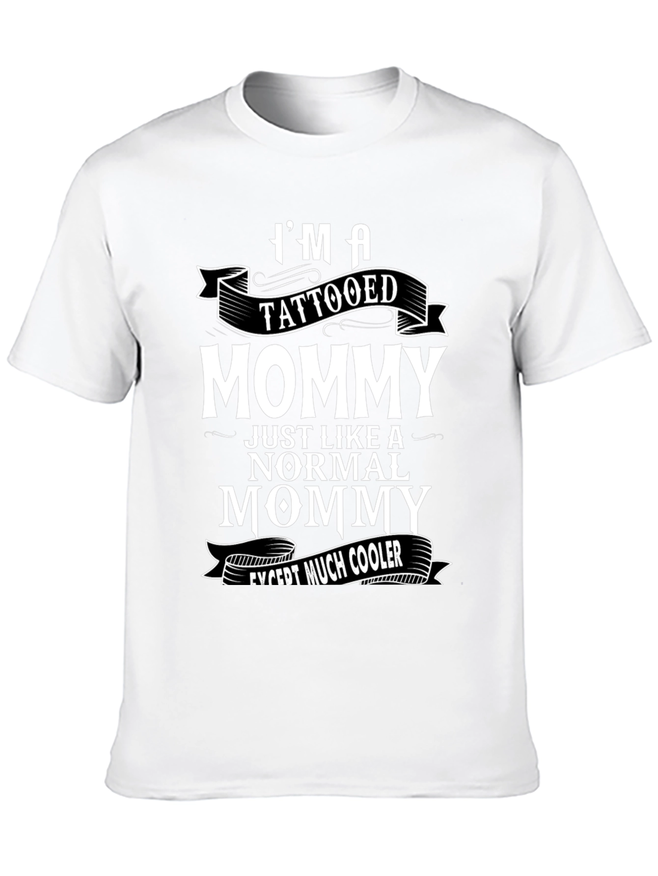 Tattooed Mommy Graphic Tee - Cool Mom Shirt