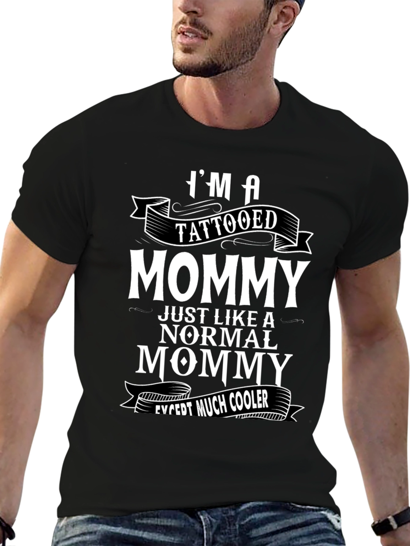 Tattooed Mommy Graphic Tee - Cool Mom Shirt