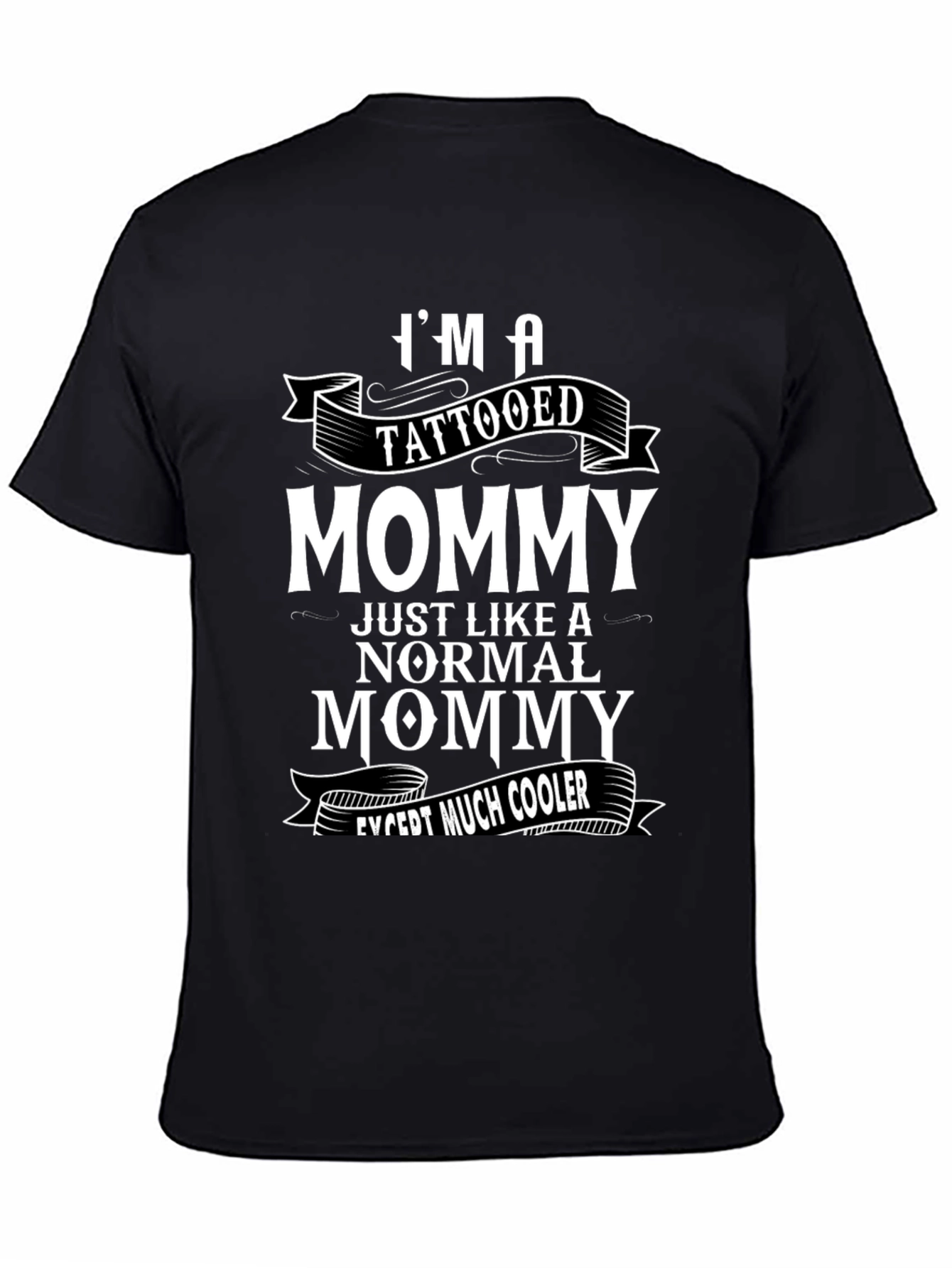 Tattooed Mommy Graphic Tee - Cool Mom Shirt