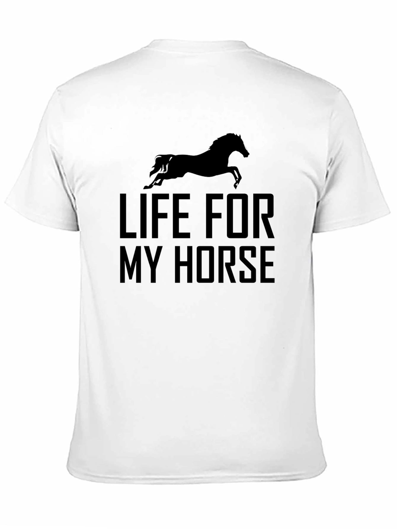 Life For My Horse Black Graphic Tee