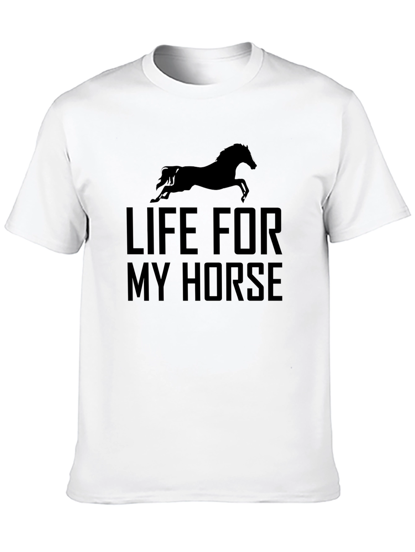 Life For My Horse Black Graphic Tee