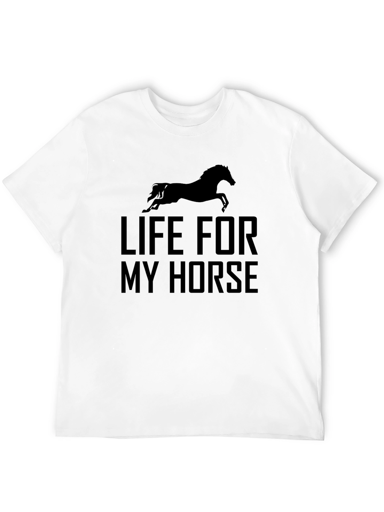 Life For My Horse Black Graphic Tee