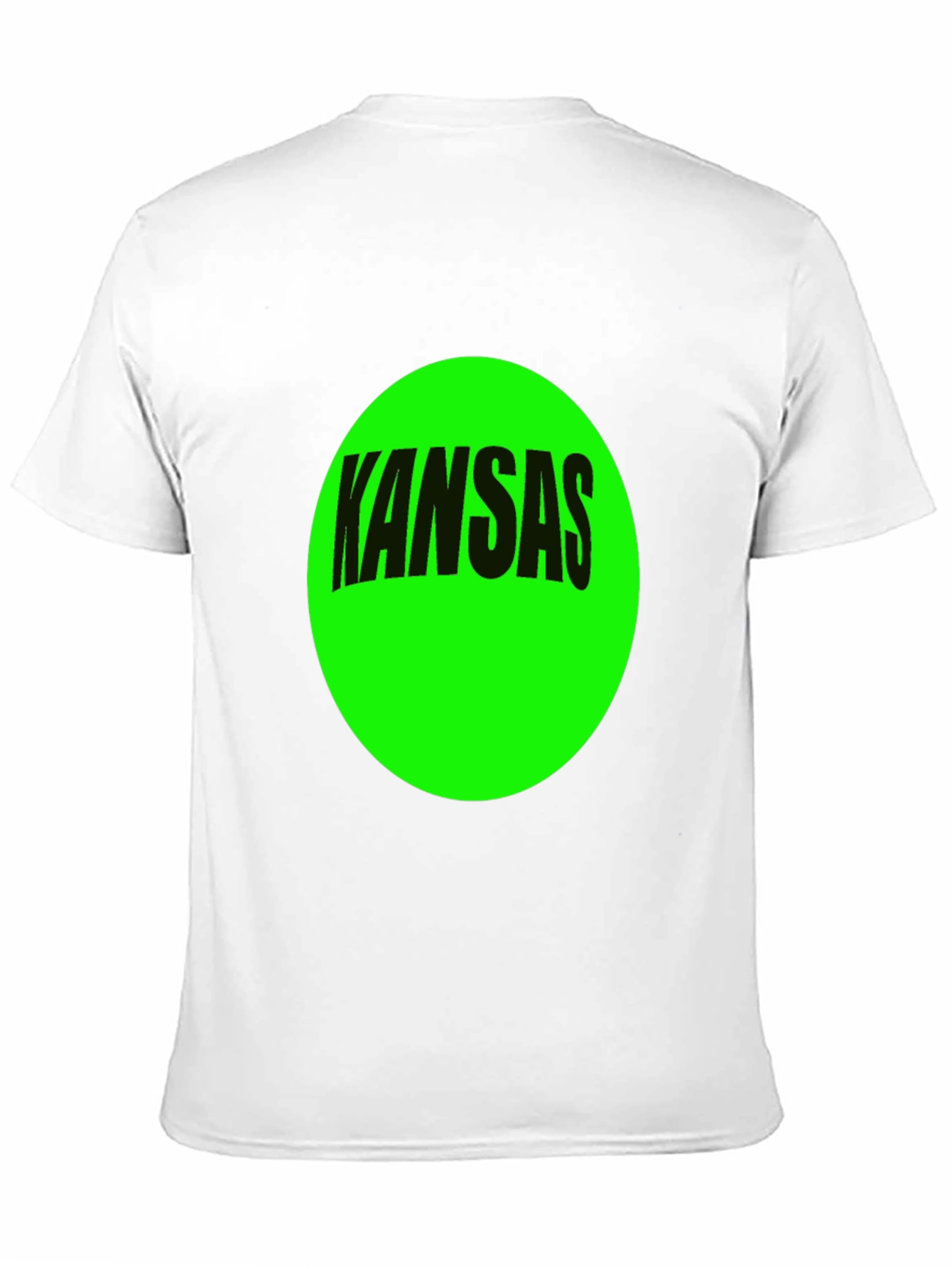 Kansas Graphic Tee - Bold Green Circle Design