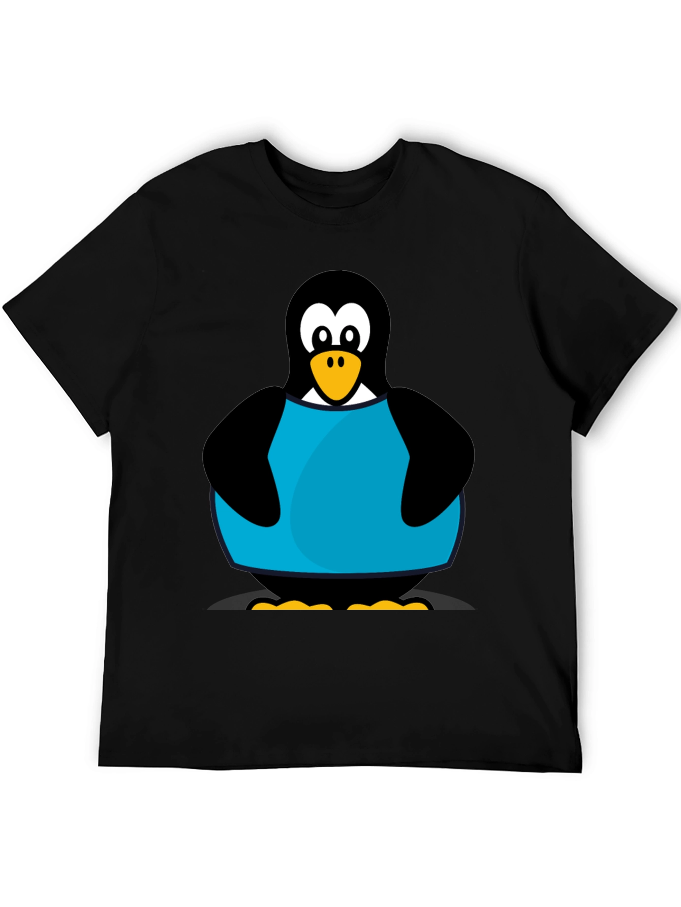 Penguin Graphic T-Shirt - Black Cotton Tee