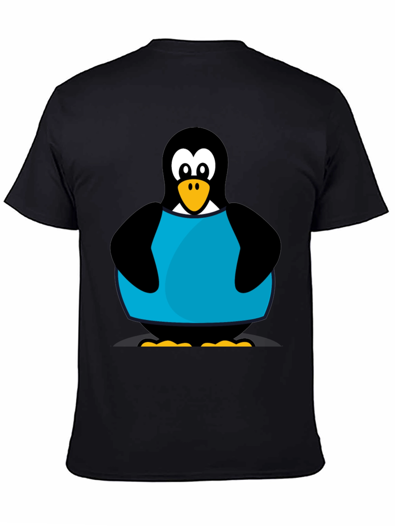 Penguin Graphic T-Shirt - Black Cotton Tee