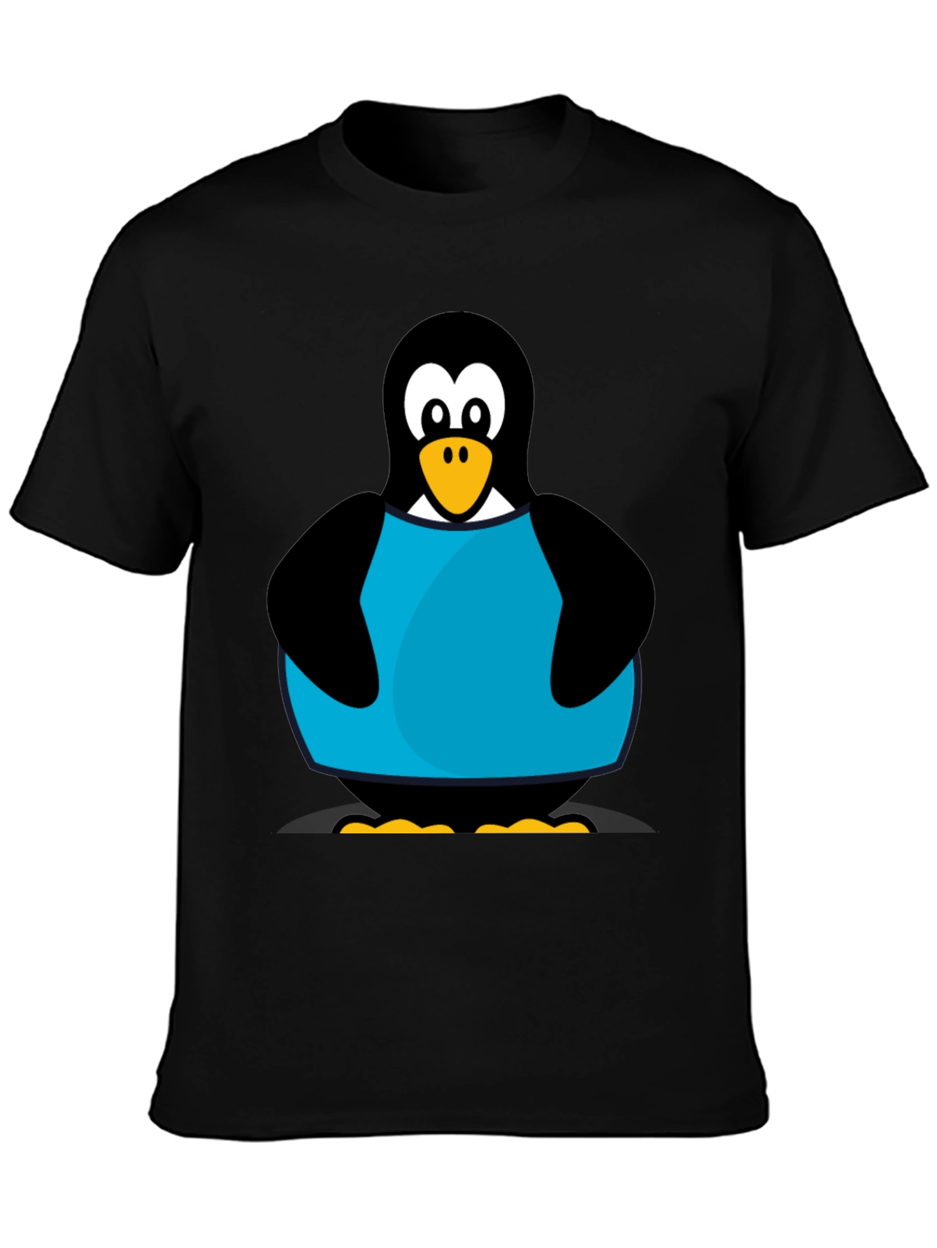 Penguin Graphic T-Shirt - Black Cotton Tee