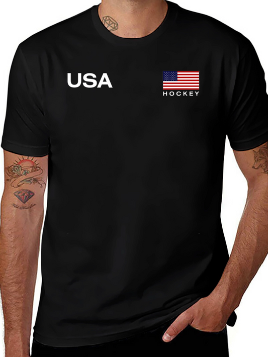 USA Hockey Black T-Shirt