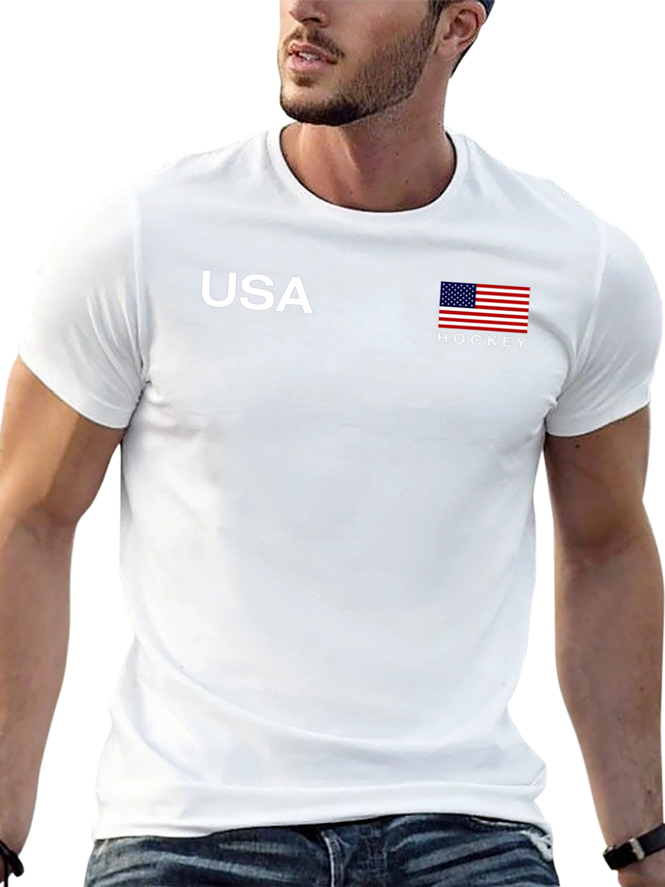 USA Hockey Black T-Shirt