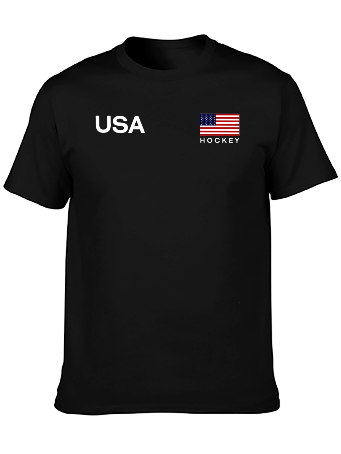 USA Hockey Black T-Shirt