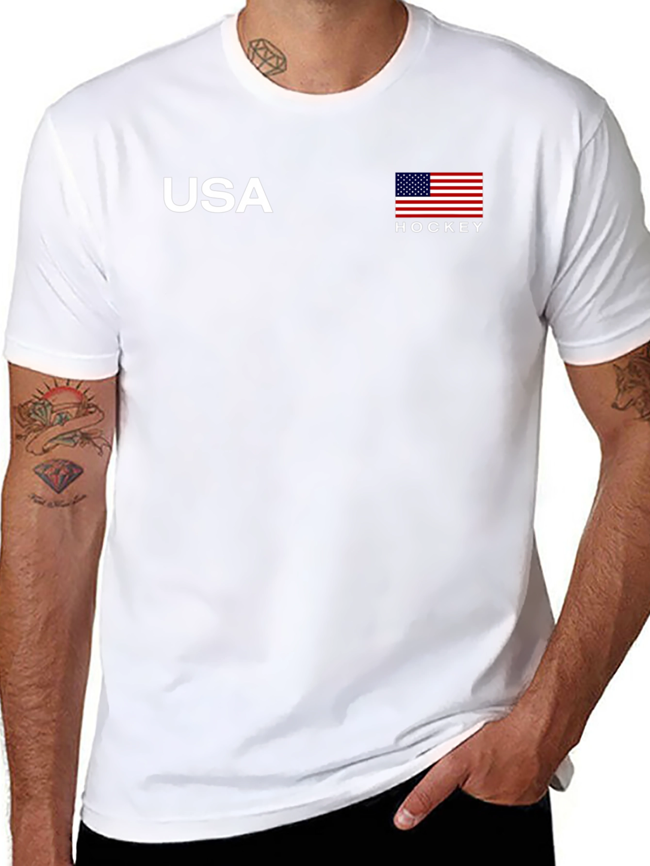 USA Hockey Black T-Shirt