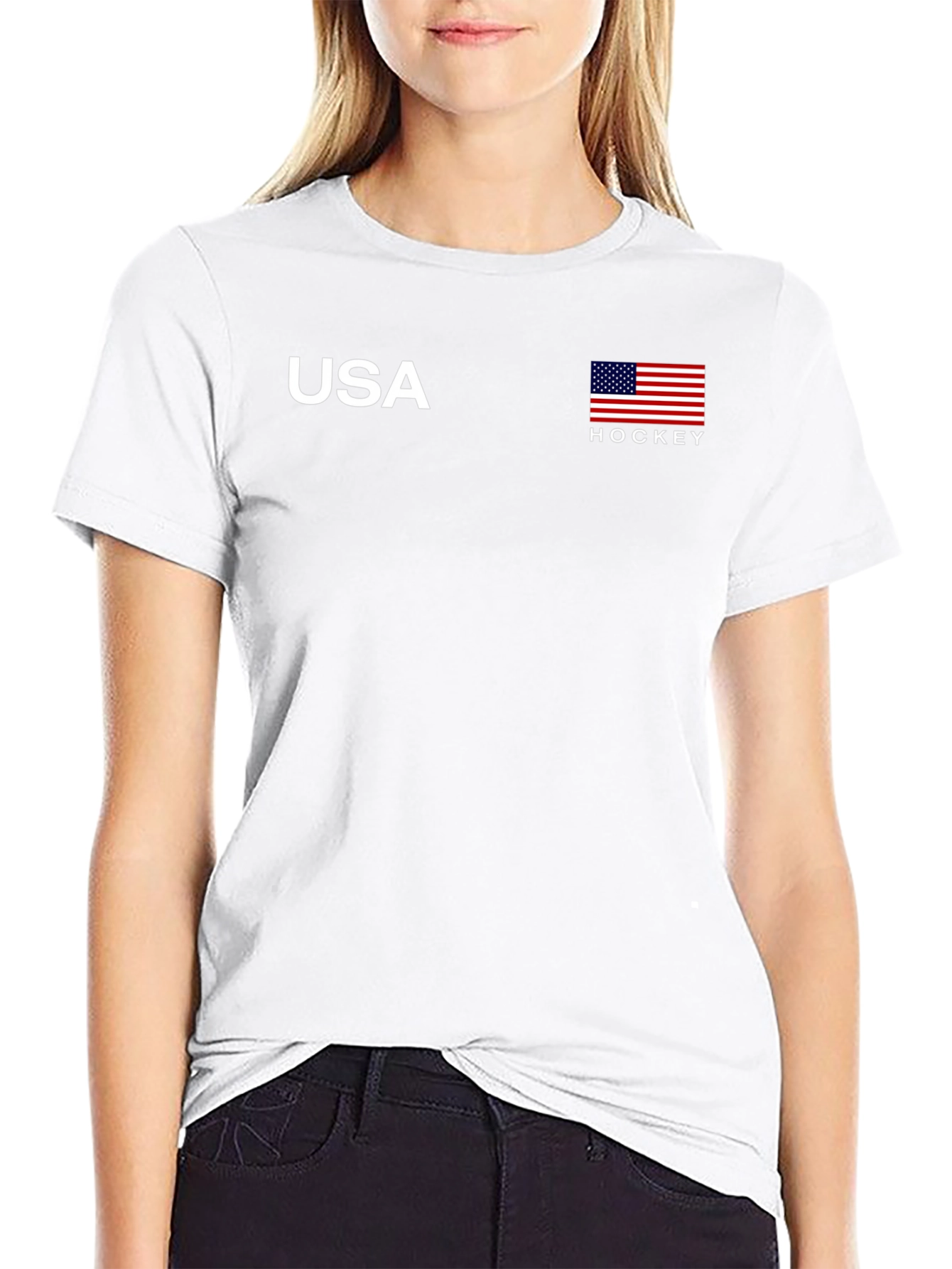 USA Hockey Black T-Shirt