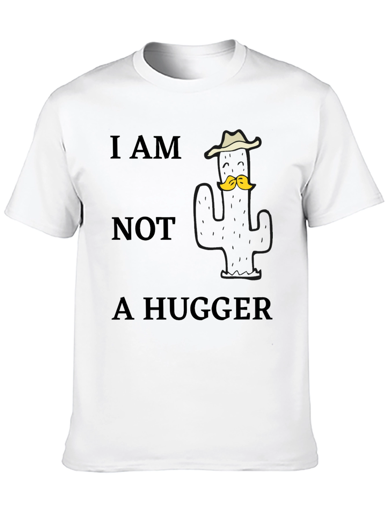 I Am Not a Hugger Cactus Graphic Tee