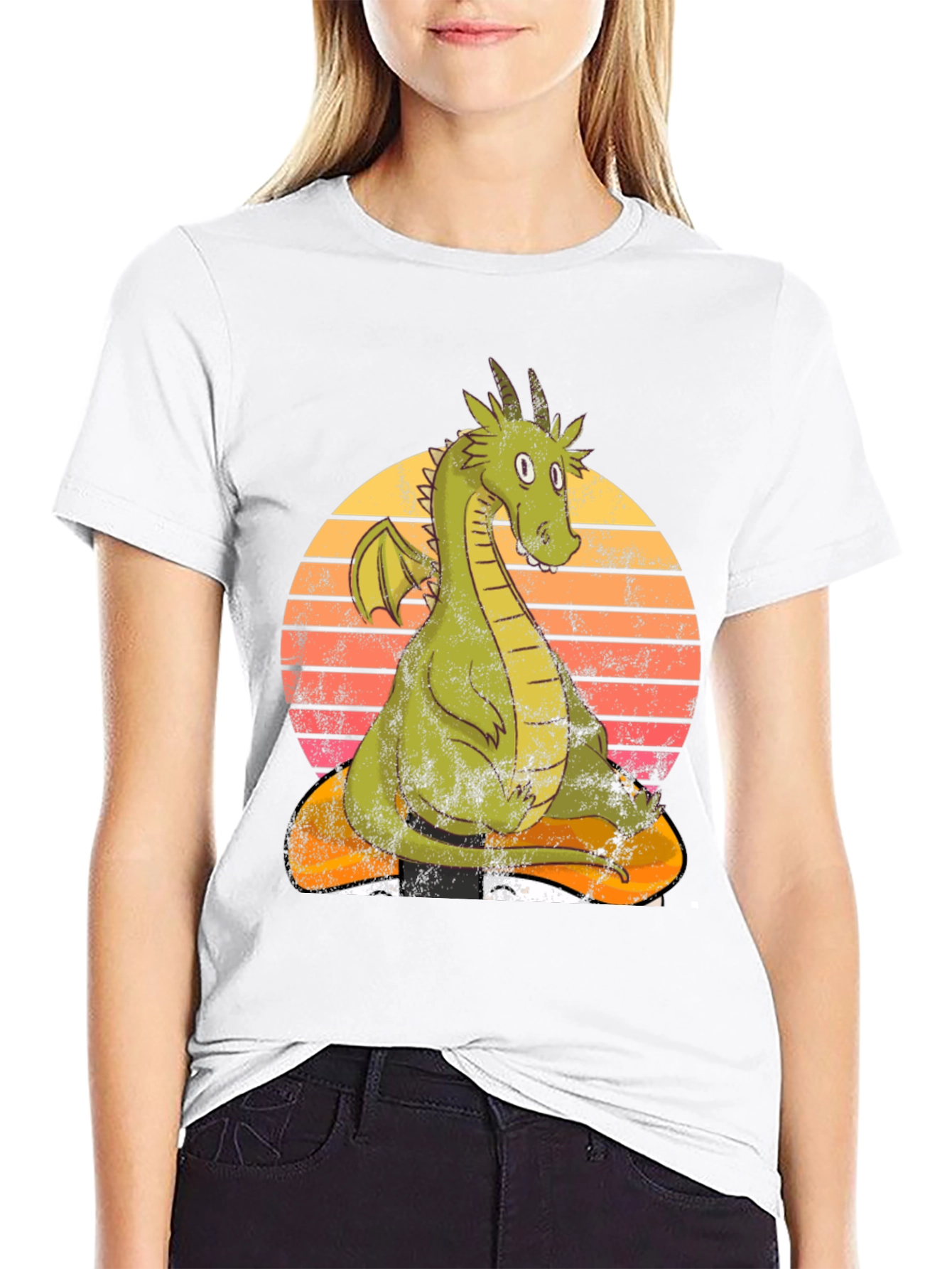 Dragon T-Shirt - Relaxed Retro Design
