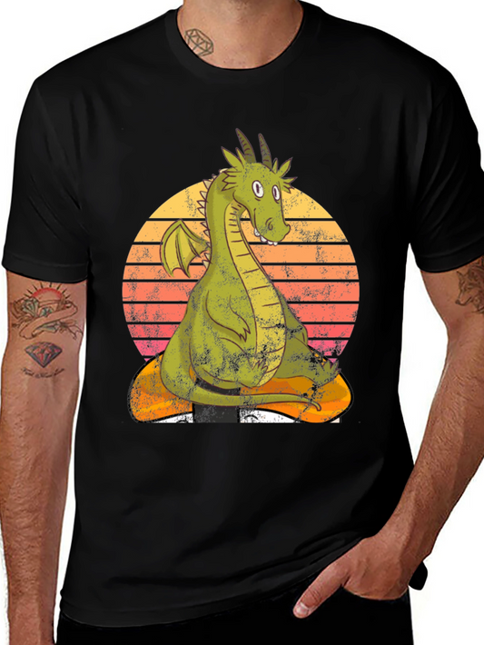 Dragon T-Shirt - Relaxed Retro Design