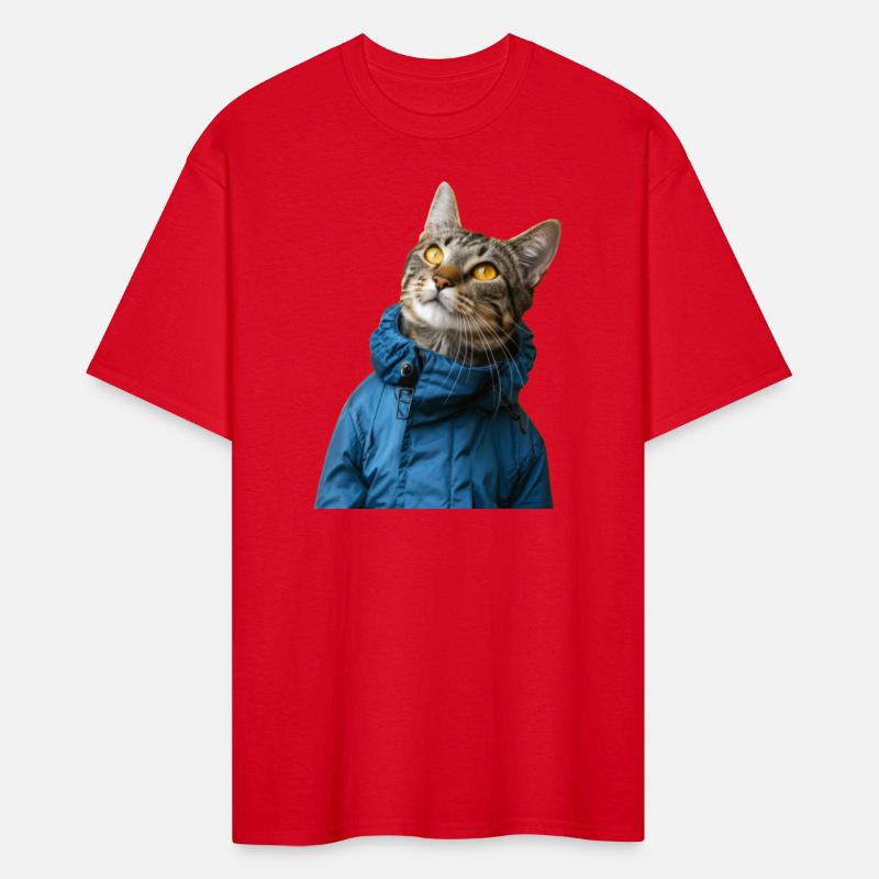 A Fashionable Feline: Sophisticated Cat in a Sky