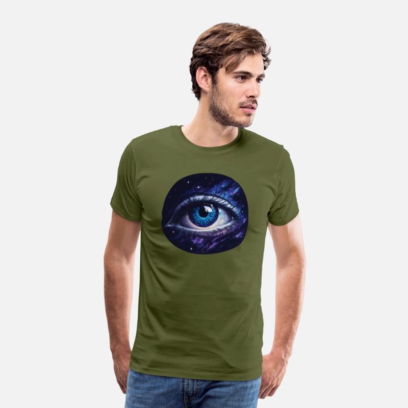 A giant eye floating in space.