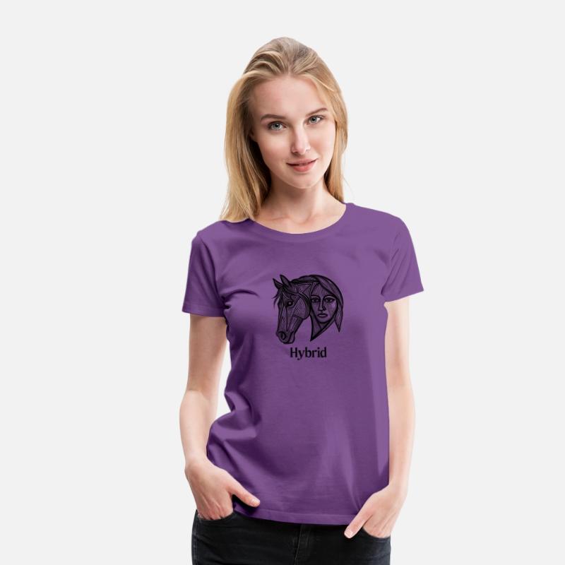 a horse's head and a human face