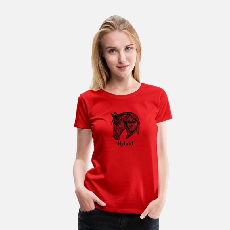 a horse's head and a human face