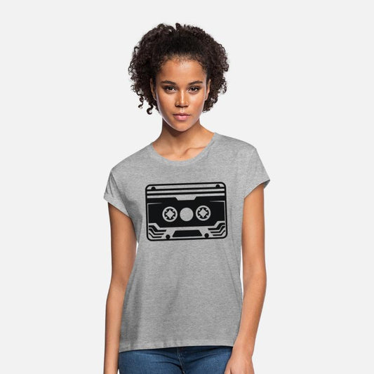 A vintage-inspired illustration of cassette tape