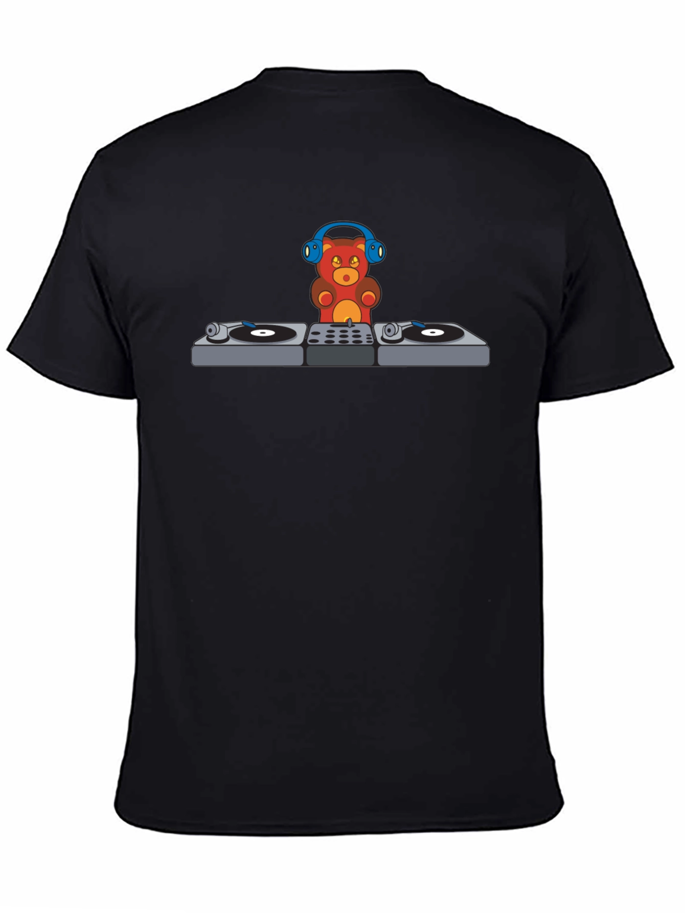 DJ Gummy Bear Graphic T-Shirt - Music Lover Tee