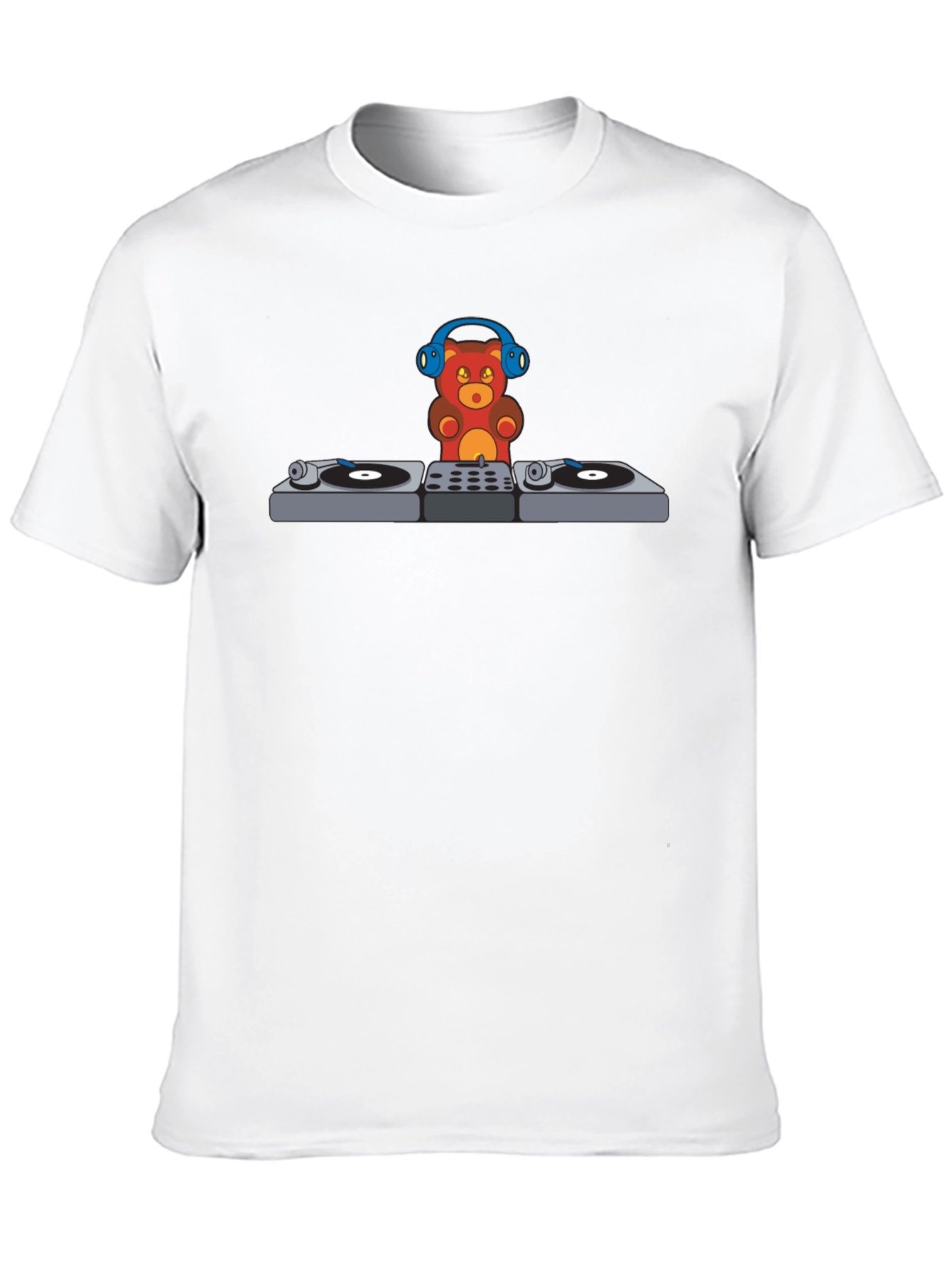 DJ Gummy Bear Graphic T-Shirt - Music Lover Tee