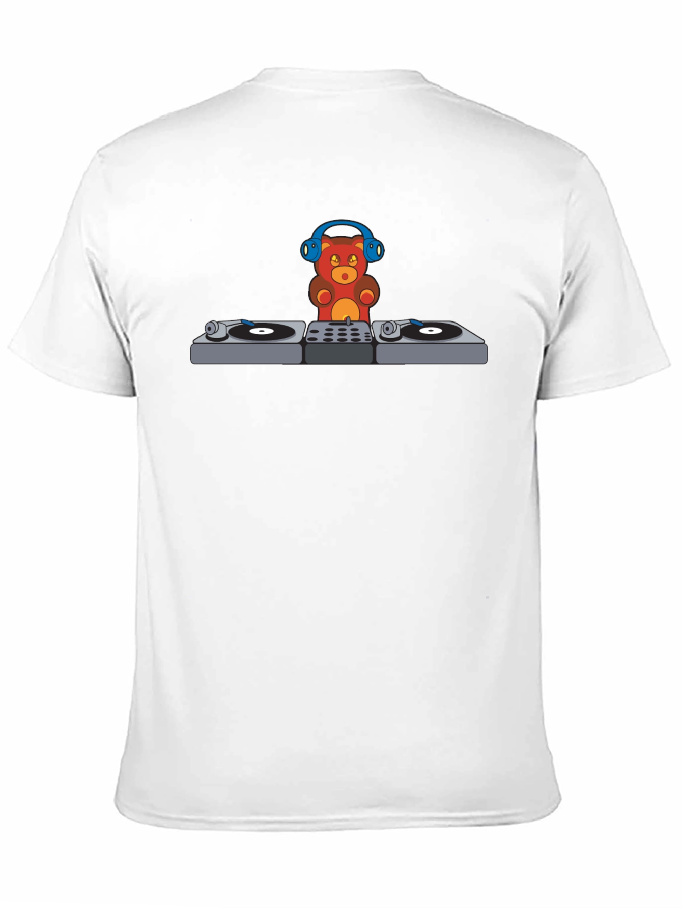 DJ Gummy Bear Graphic T-Shirt - Music Lover Tee
