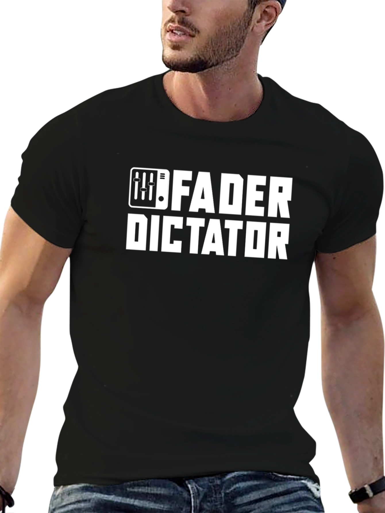 Fader Dictator Graphic T-Shirt - Black
