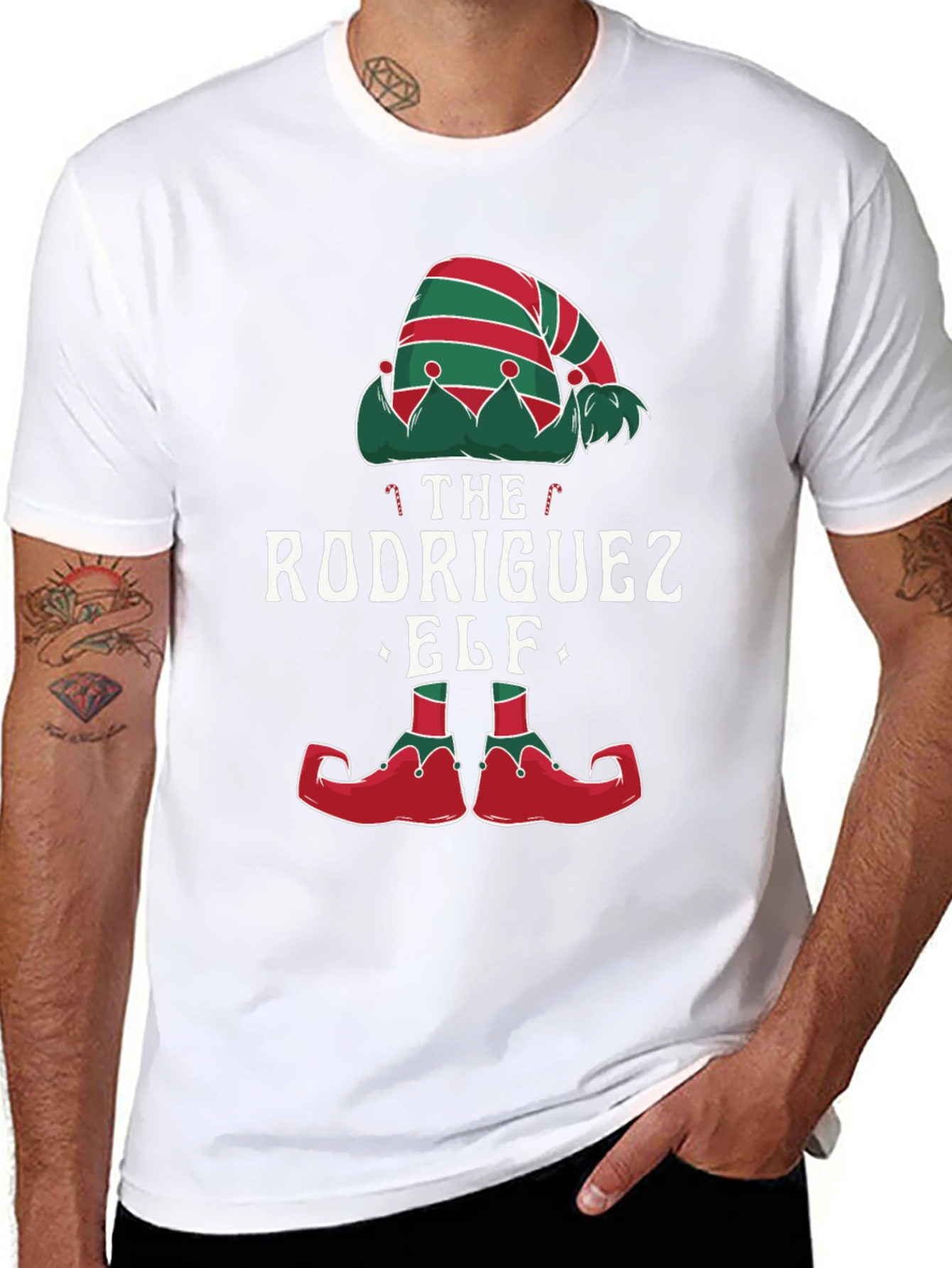 Rodriguez Elf Christmas T-Shirt