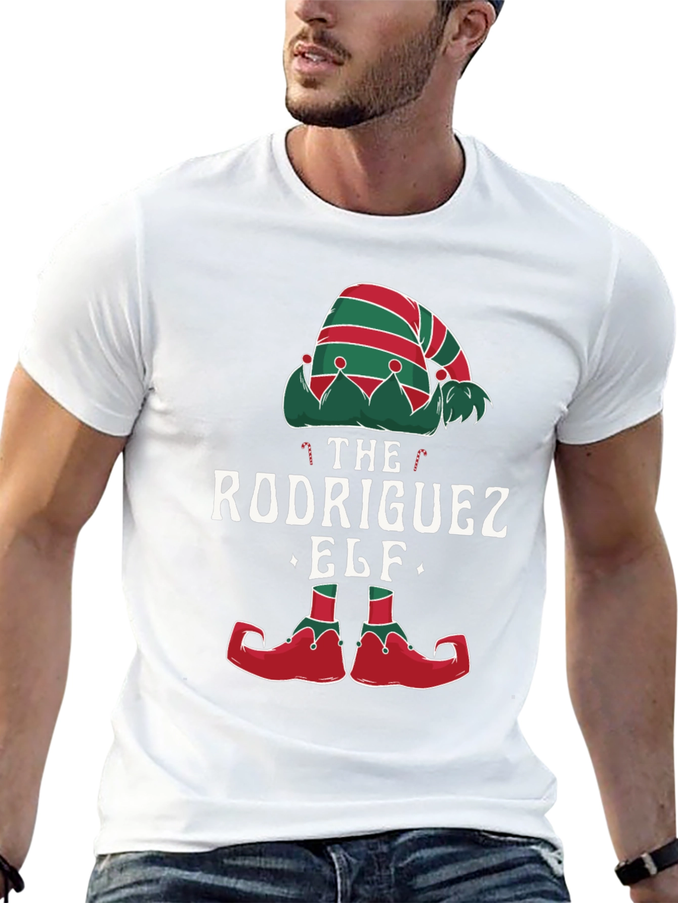 Rodriguez Elf Christmas T-Shirt