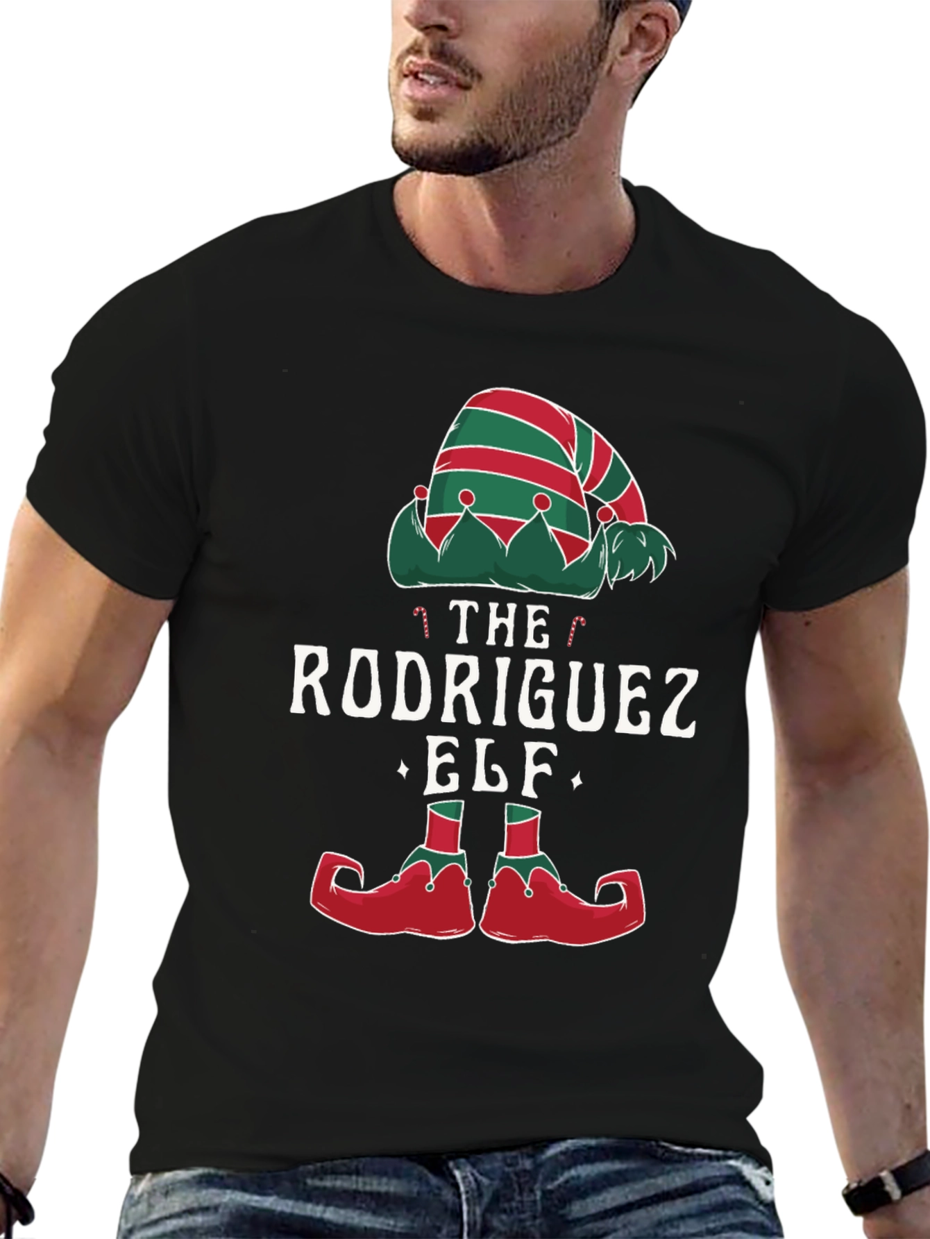 Rodriguez Elf Christmas T-Shirt