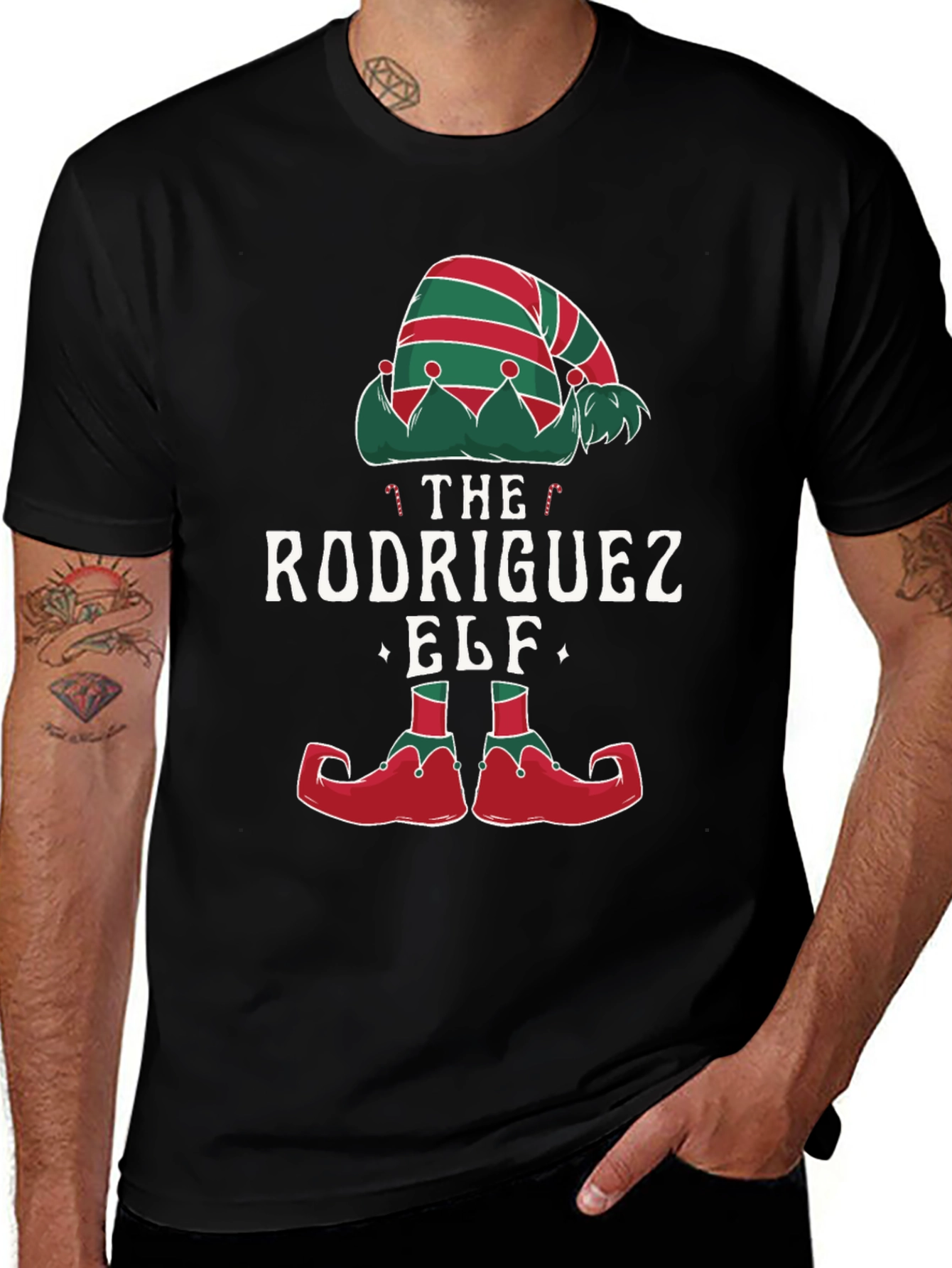 Rodriguez Elf Christmas T-Shirt